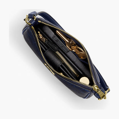 Coach Nolita 19 In Signature Canvas - Gold/Navy