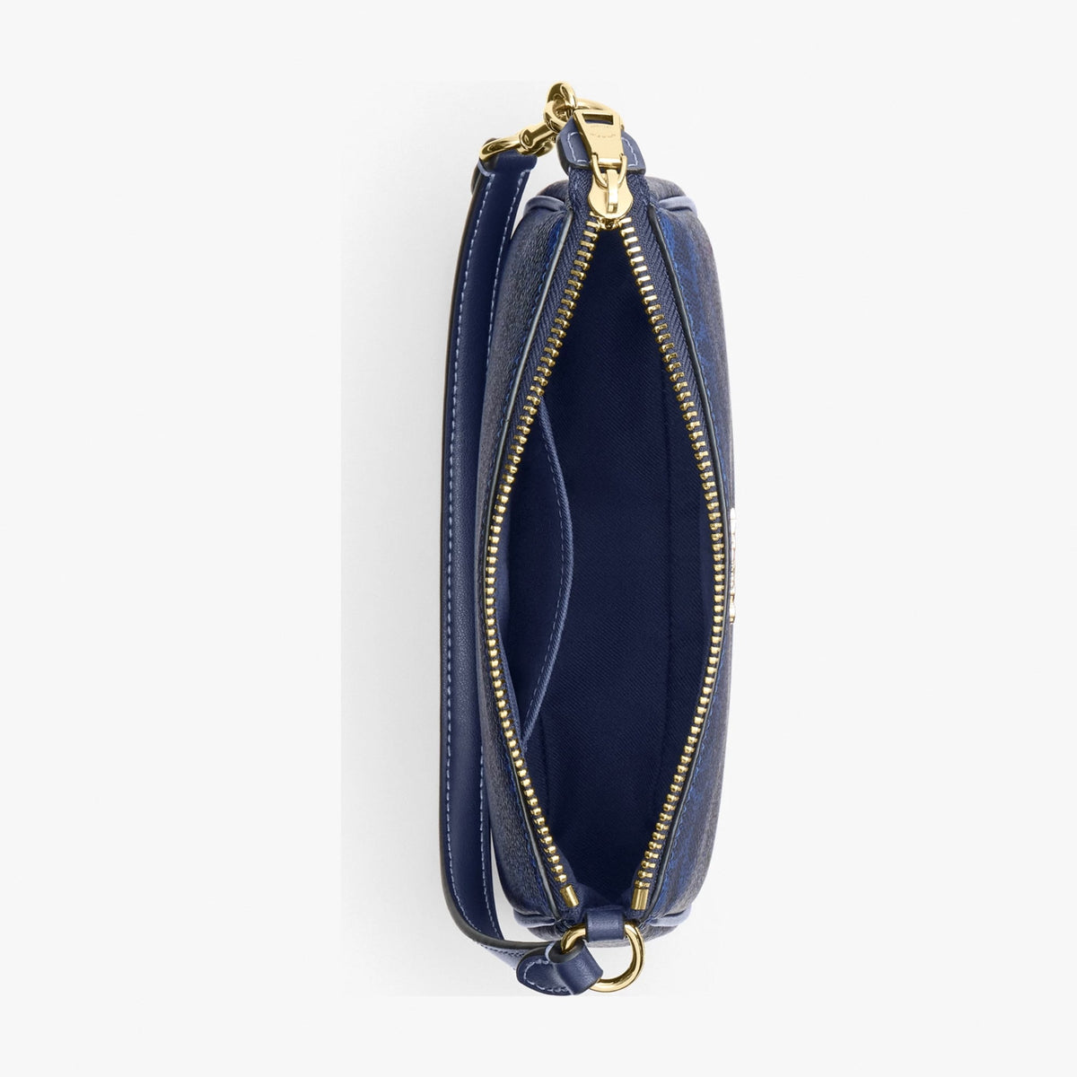 Coach Nolita 19 In Signature Canvas - Gold/Navy
