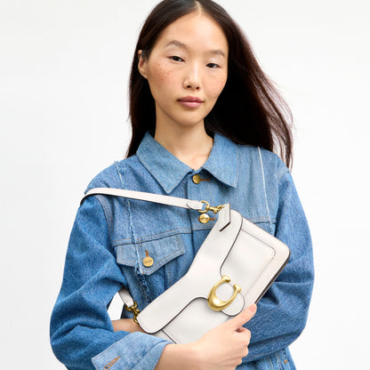 Coach Tabby Shoulder Bag 26 - Brass/Chalk