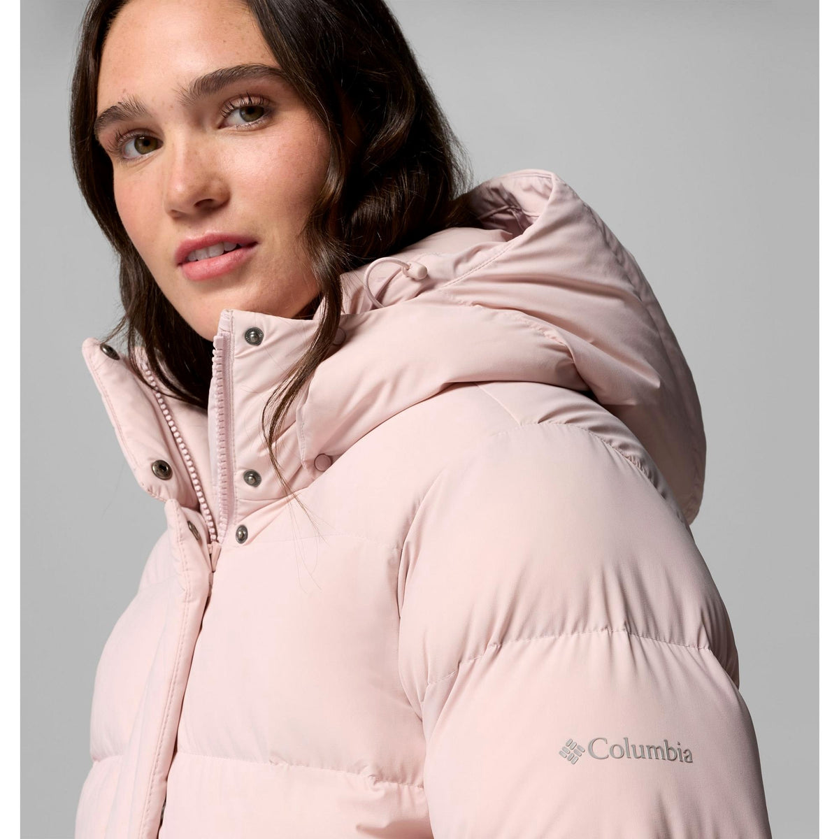 Columbia Women's Amaze Puff Hooded Jacket - Mineral Pink
