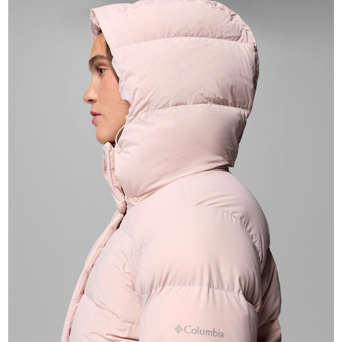 Columbia Women's Amaze Puff Hooded Jacket - Mineral Pink