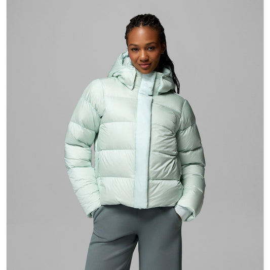 Columbia Women's Amaze Puff Hooded Jacket - Tea Light Pearl Shine