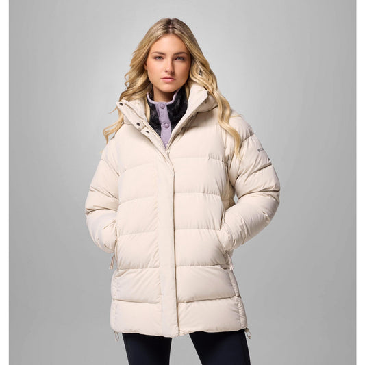 Columbia Women's Amaze Puff Mid Hooded Jacket - Dark Stone