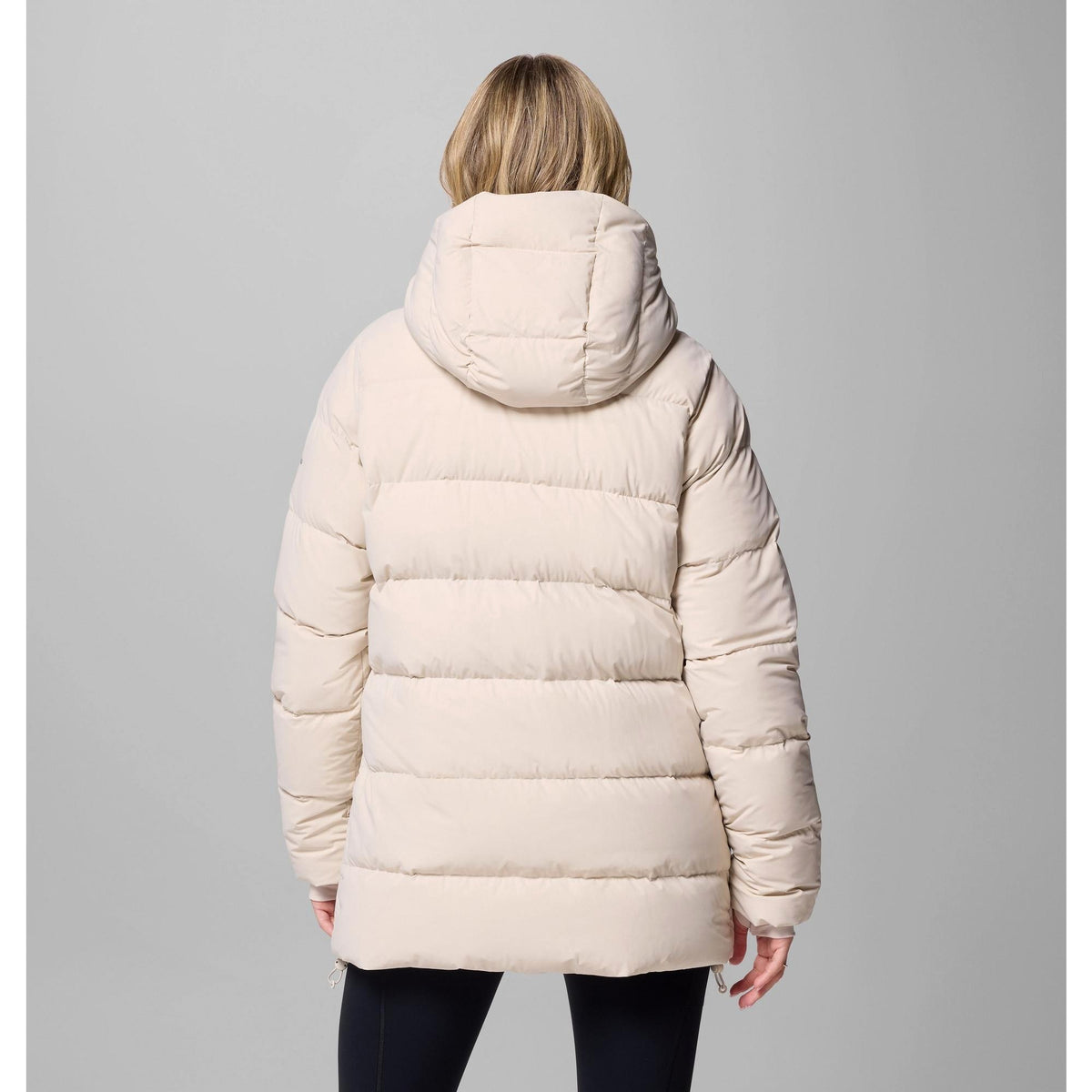 Columbia Women's Amaze Puff Mid Hooded Jacket - Dark Stone