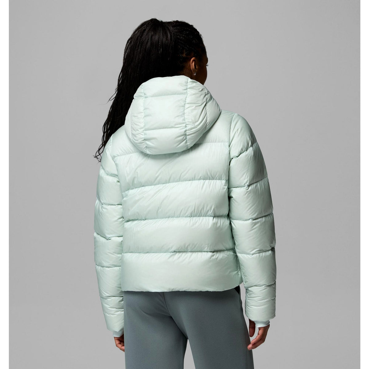Columbia Women's Amaze Puff Hooded Jacket - Tea Light Pearl Shine