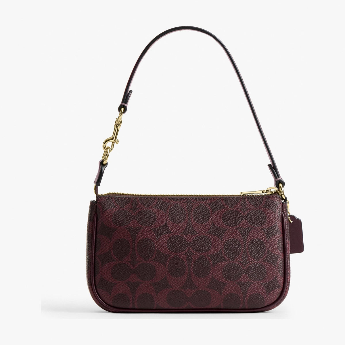Coach Nolita 19 In Signature Canvas - Gold/Black Currant