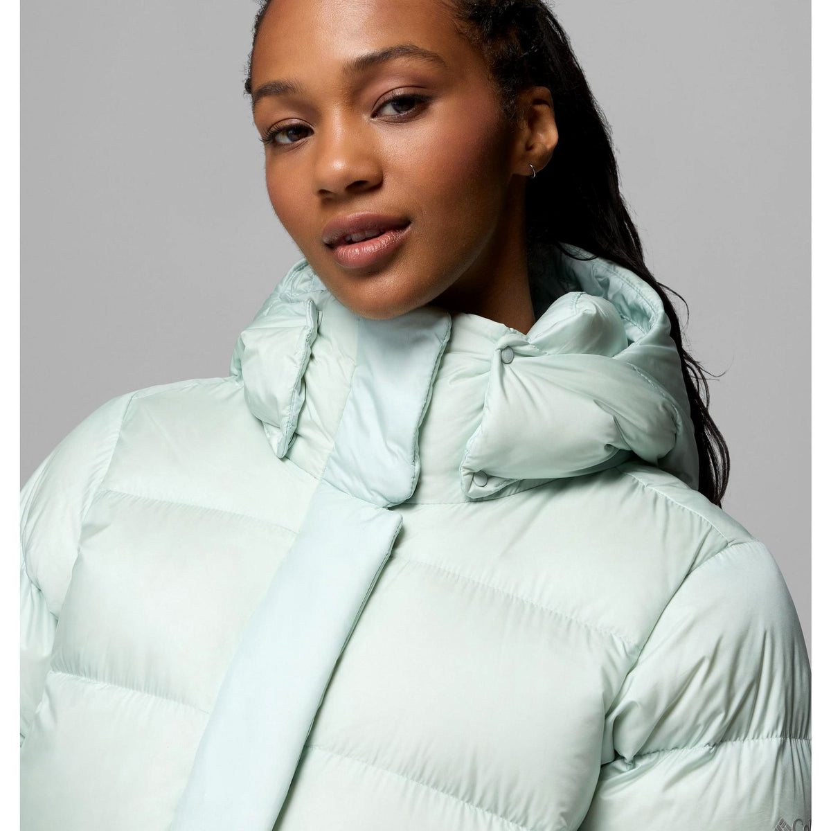 Columbia Women's Amaze Puff Hooded Jacket - Tea Light Pearl Shine