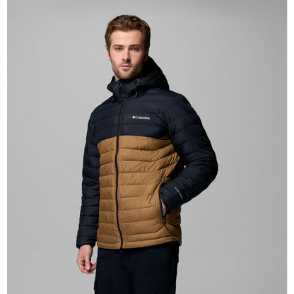Columbia Men's Powder Lite II Hooded Jacket - Delta, Black