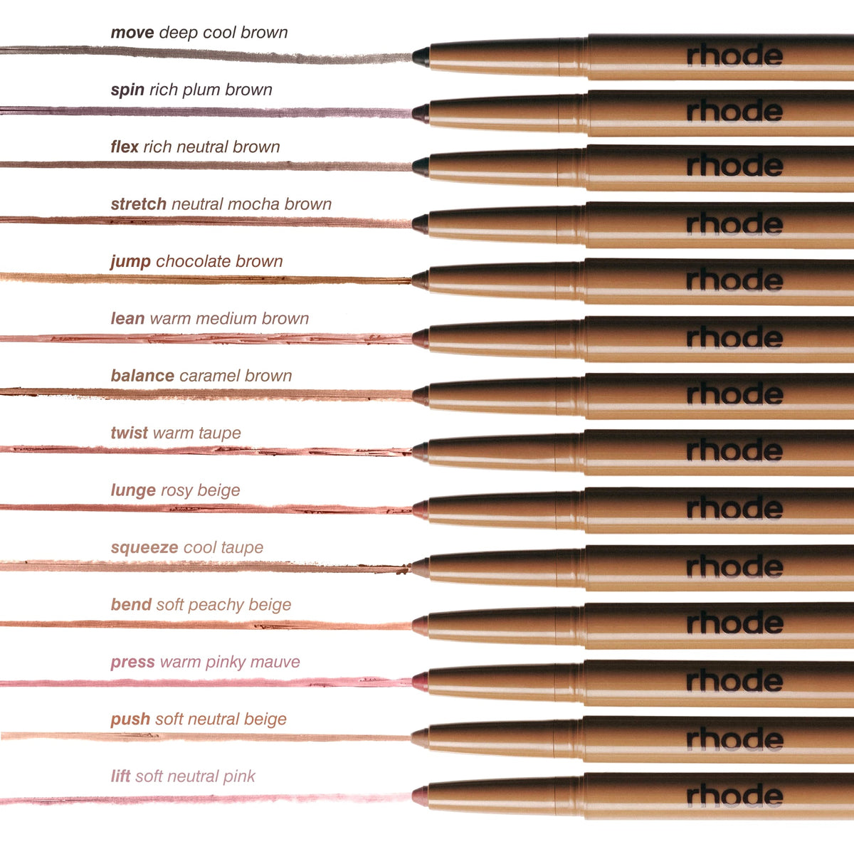 Rhode Peptide Lip Shape Contouring Lip Shaper - Balance - caramel brown