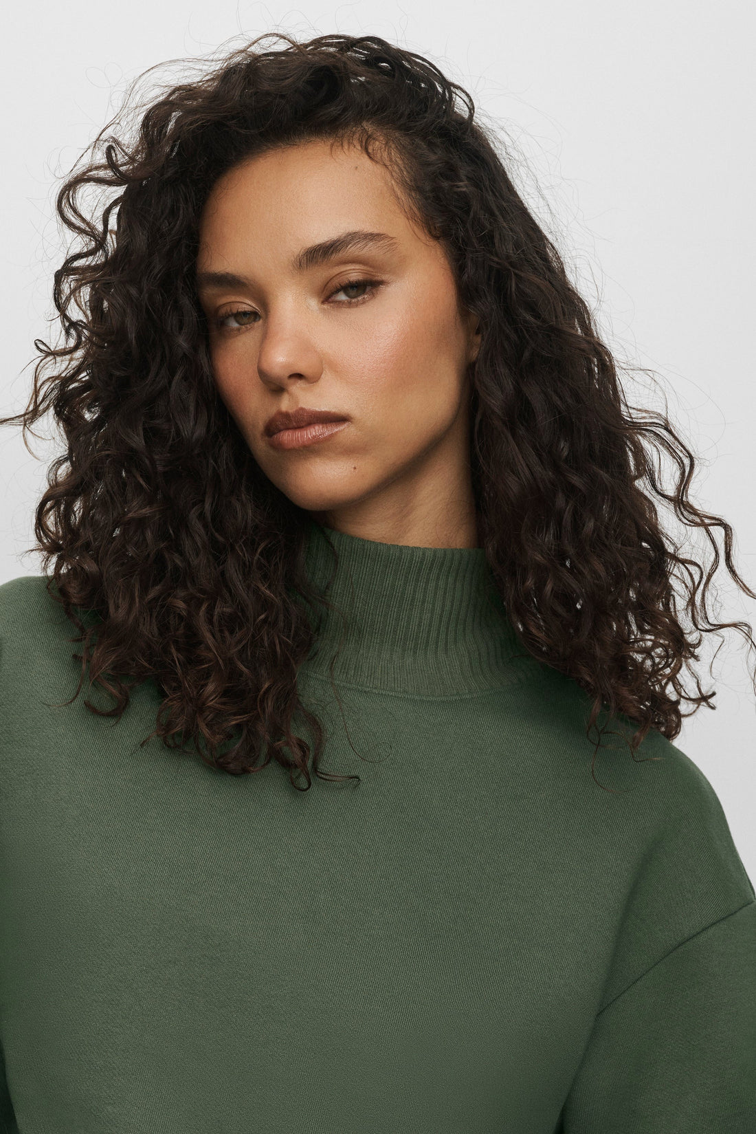 Alo Yoga Cropped Serenity Coverup - Bamboo Green