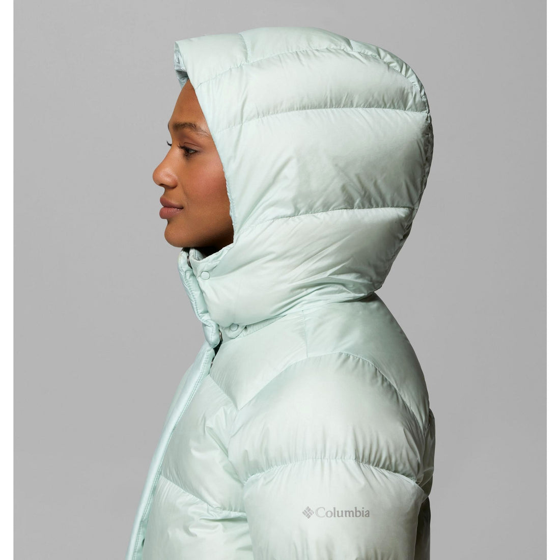 Columbia Women's Amaze Puff Hooded Jacket - Tea Light Pearl Shine