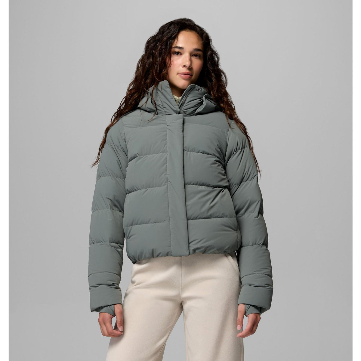 Columbia Women's Amaze Puff Hooded Jacket - Sedona Sage