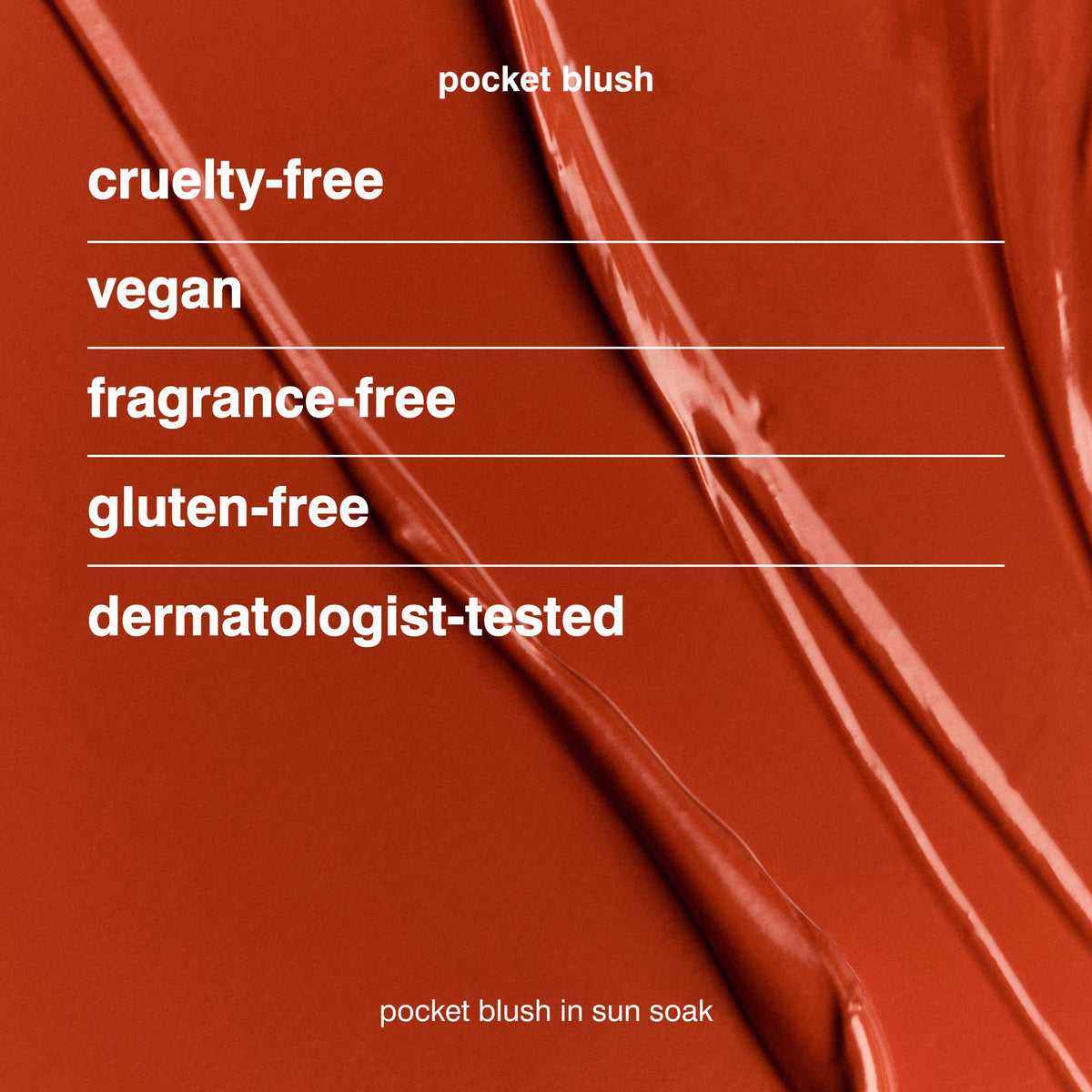 Rhode Pocket Blush Buildable Hydrating Cream Blush - Sun Soak - spiced orange