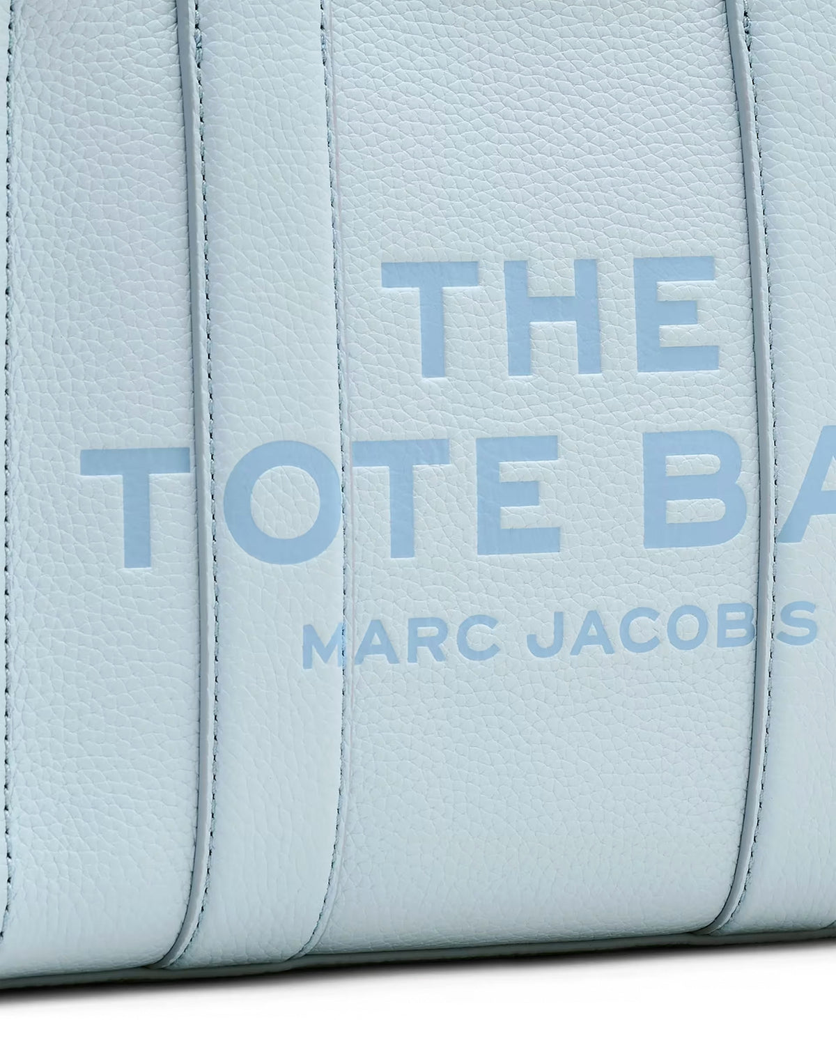 Marc Jacobs The Leather Small Tote Bag - CLOUD BLUE