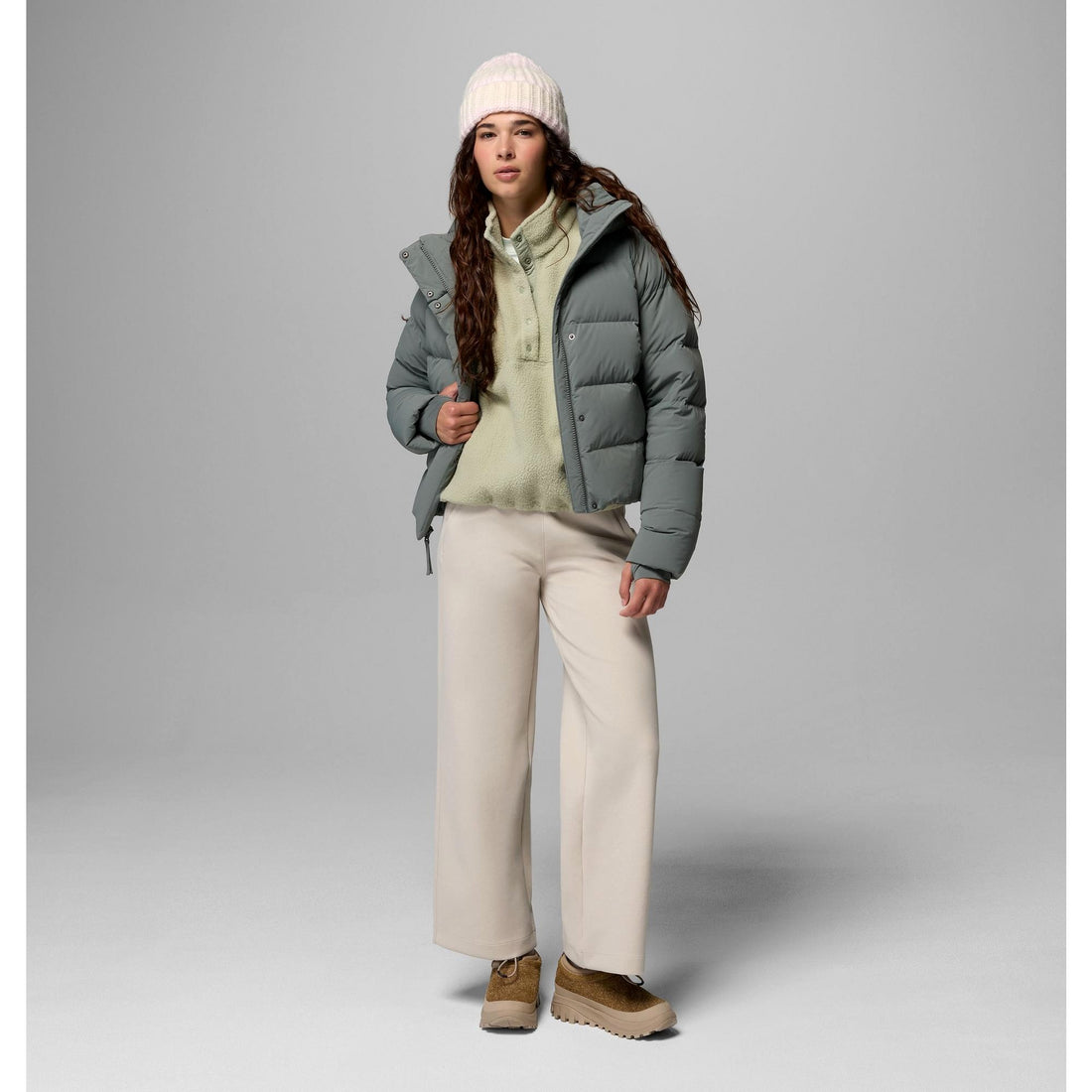Columbia Women's Amaze Puff Hooded Jacket - Sedona Sage