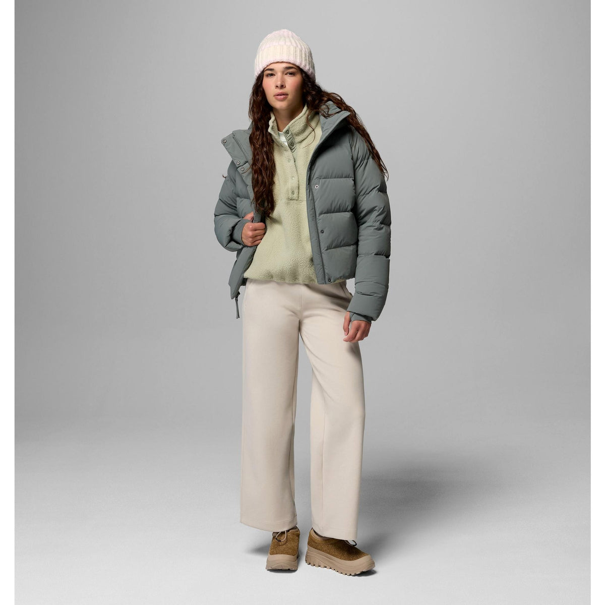 Columbia Women's Amaze Puff Hooded Jacket - Sedona Sage