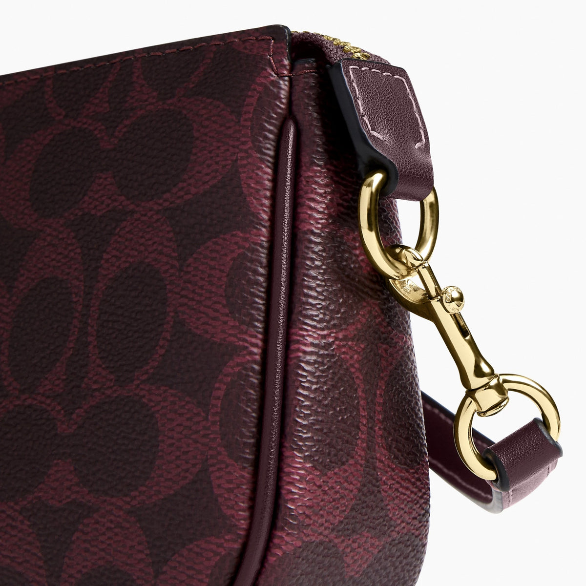 Coach Nolita 19 In Signature Canvas - Gold/Black Currant