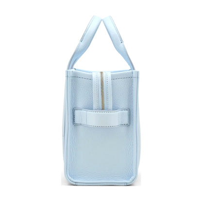 Marc Jacobs The Leather Small Tote Bag - CLOUD BLUE
