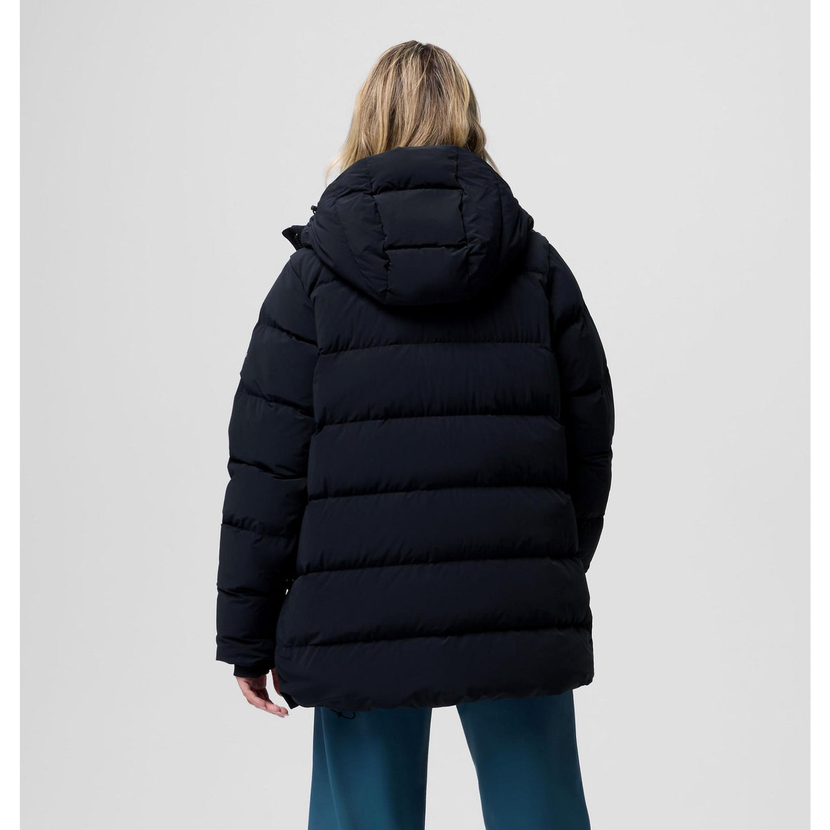 Columbia Women's Amaze Puff Mid Hooded Jacket - Black