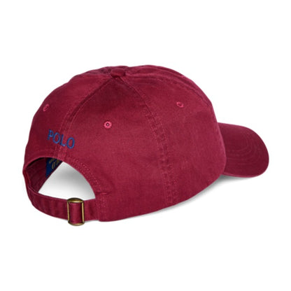 Polo Ralph Lauren The Iconic Cotton Chino Ball Cap - Classic Wine