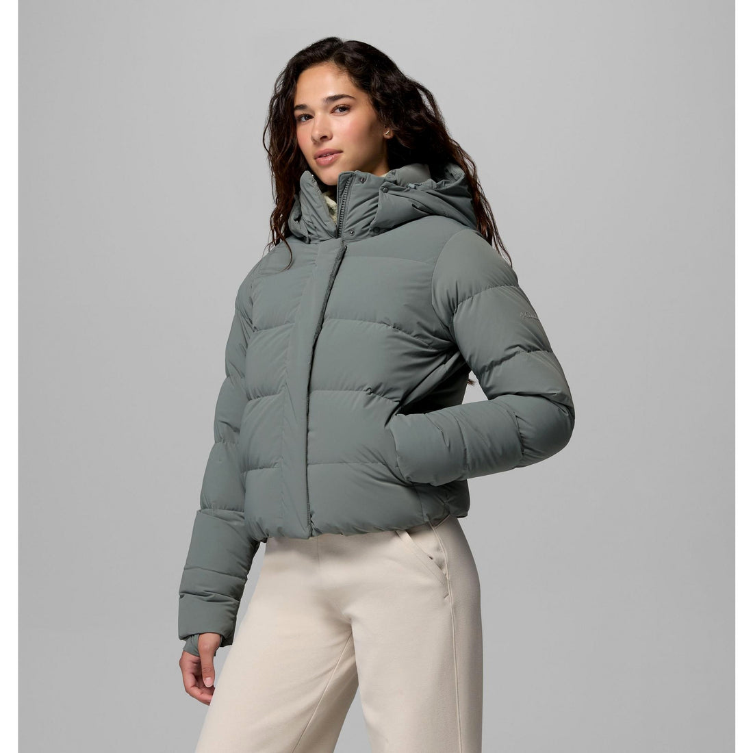 Columbia Women's Amaze Puff Hooded Jacket - Sedona Sage