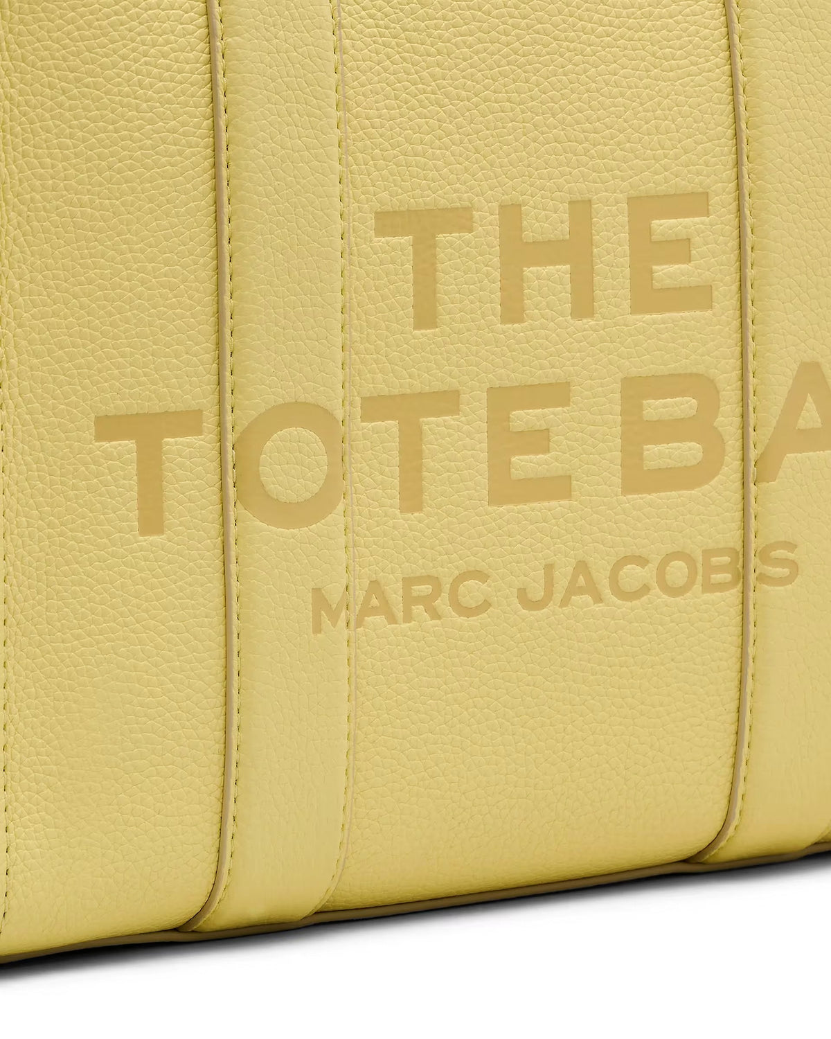Marc Jacobs The Leather Medium Tote Bag - CUSTARD