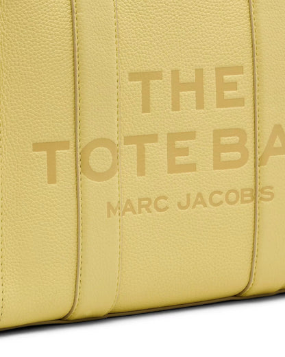 Marc Jacobs The Leather Medium Tote Bag - CUSTARD