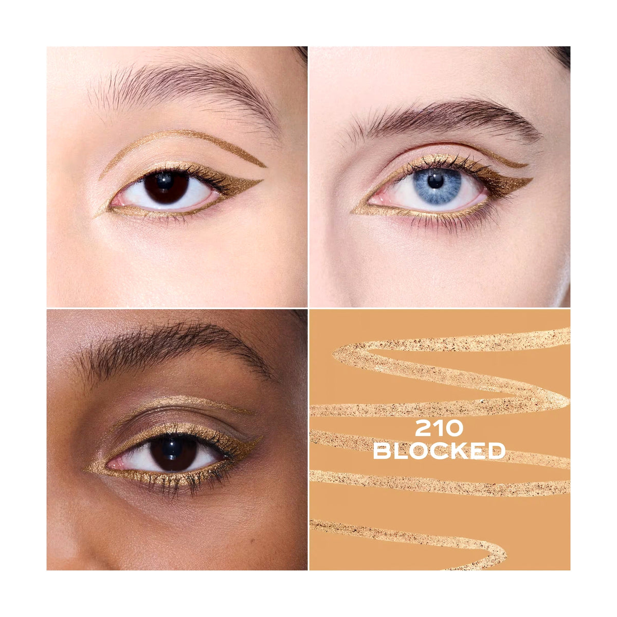 Marc Jacobs Drawn This Way Eyeliner - BLOCKED - METALLIC GOLD