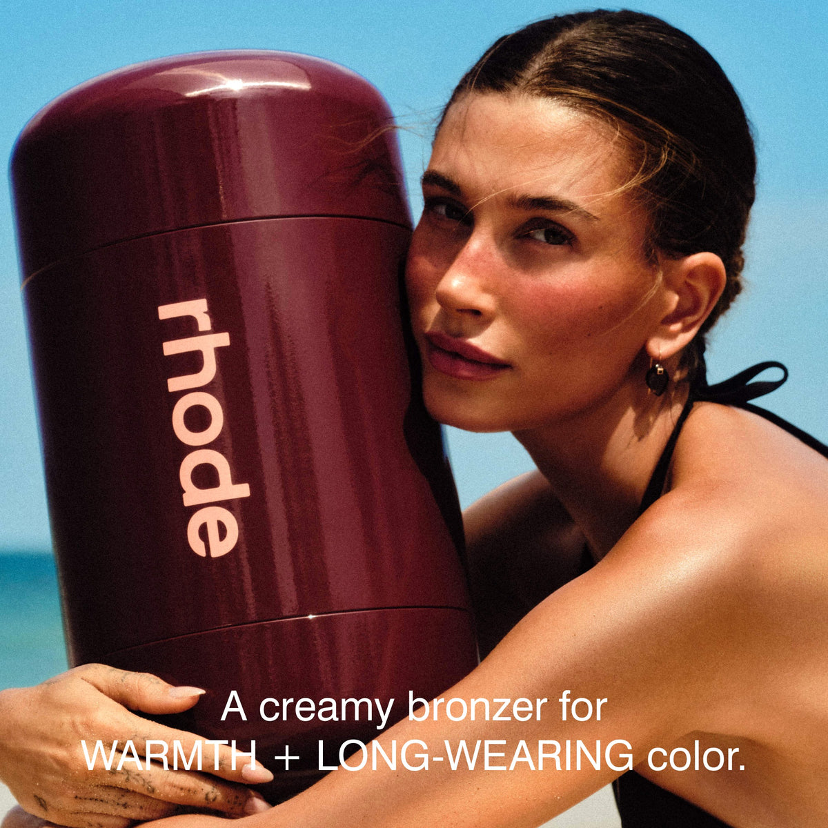 Rhode Pocket Bronze Long-Wearing Cream Bronzer - plunge
