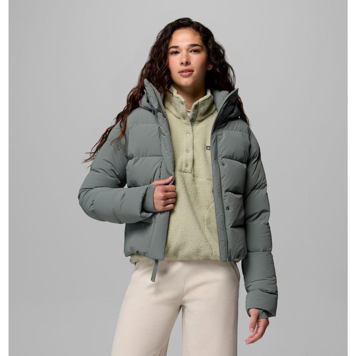 Columbia Women's Amaze Puff Hooded Jacket - Sedona Sage