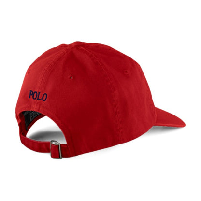 Polo Ralph Lauren The Iconic Cotton Chino Ball Cap - Red/Blue