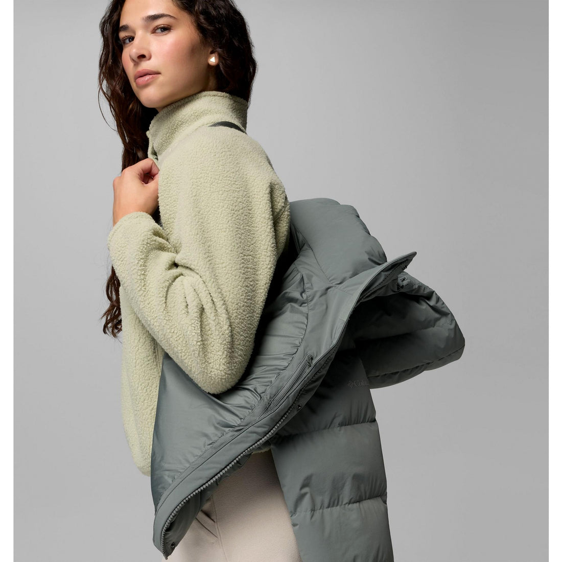 Columbia Women's Amaze Puff Hooded Jacket - Sedona Sage