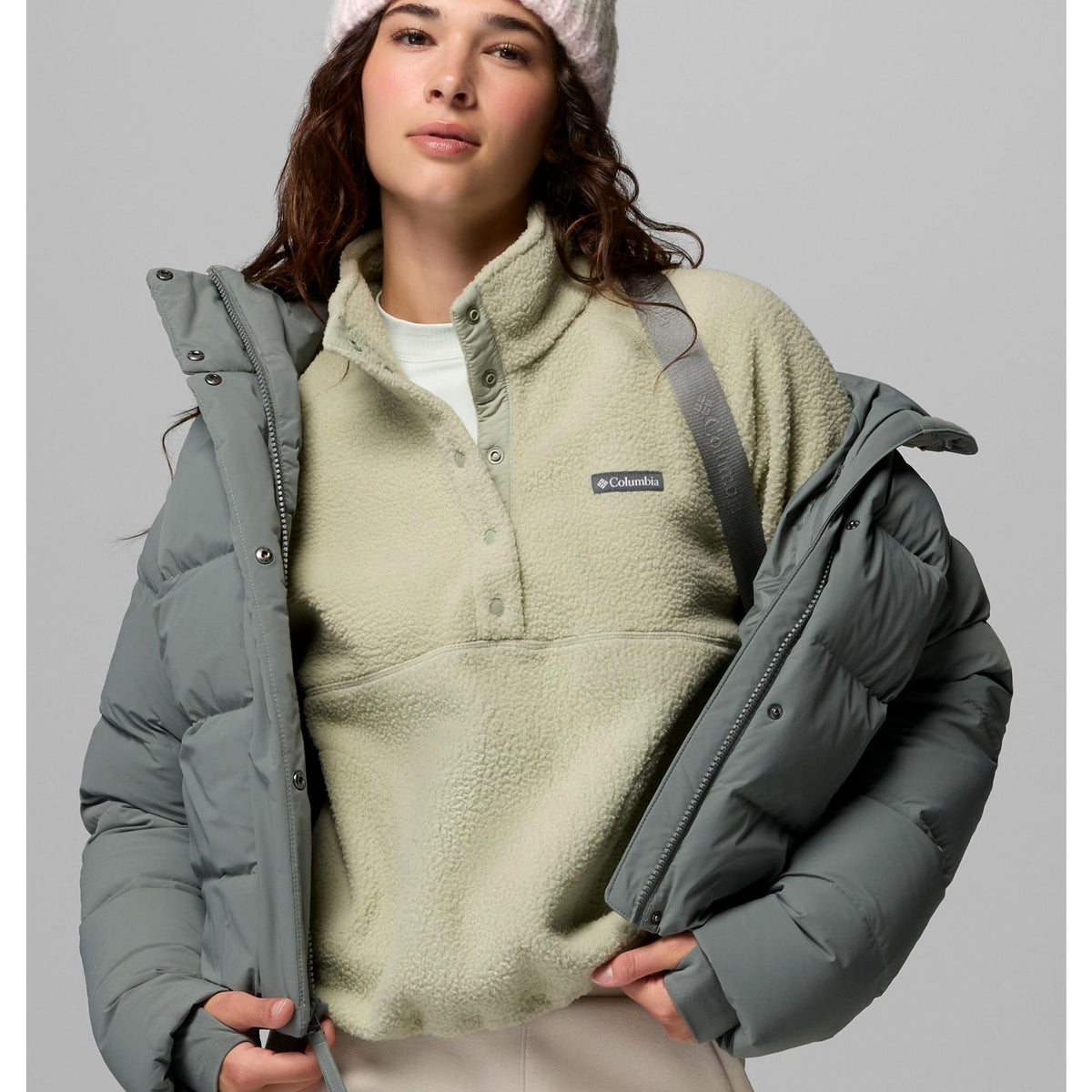 Columbia Women's Amaze Puff Hooded Jacket - Sedona Sage