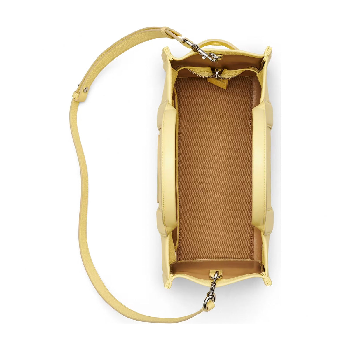 Marc Jacobs The Leather Medium Tote Bag - CUSTARD