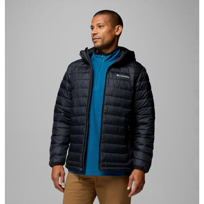 Columbia Men's Powder Lite II Hooded Jacket - Black Ripstop