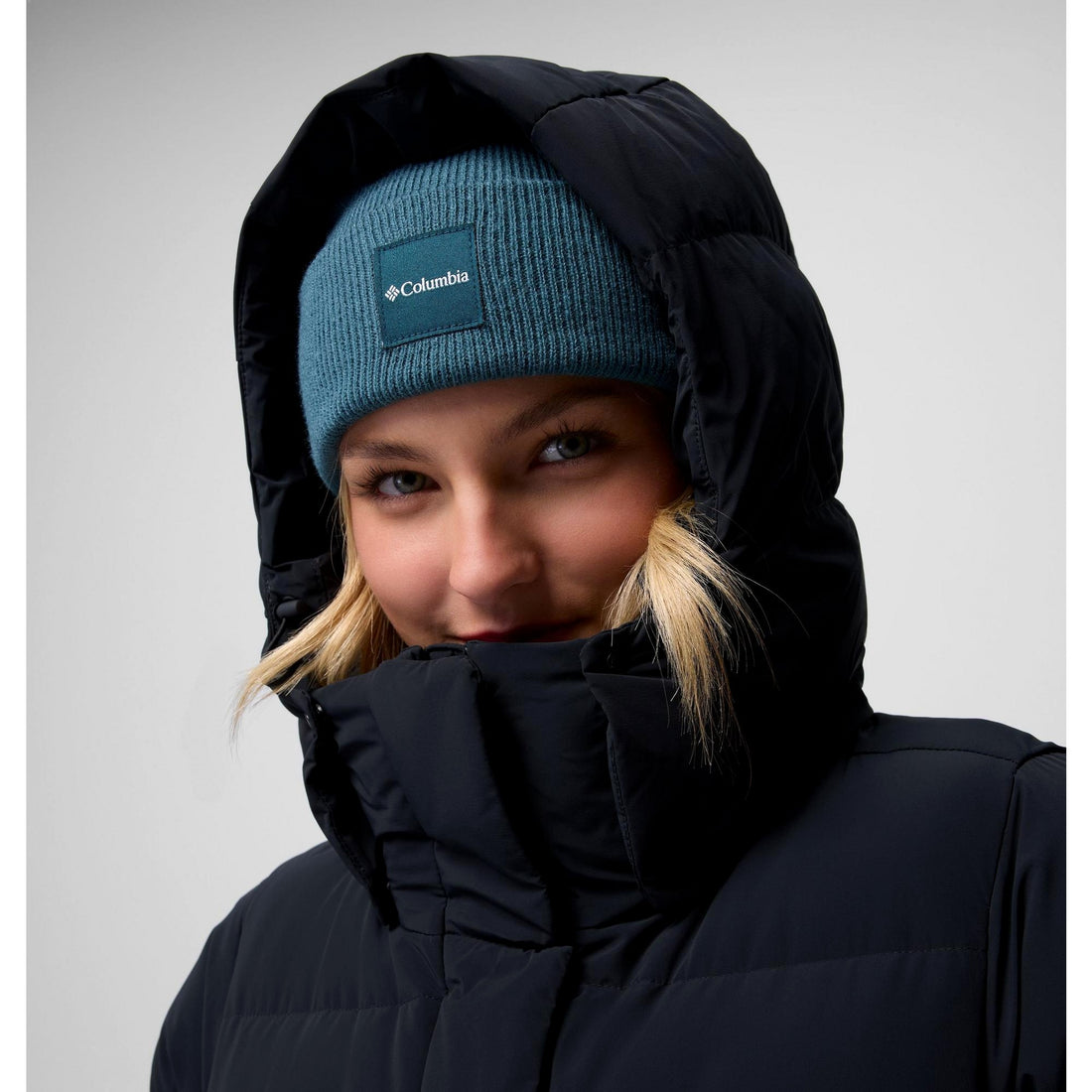 Columbia Women's Amaze Puff Mid Hooded Jacket - Black