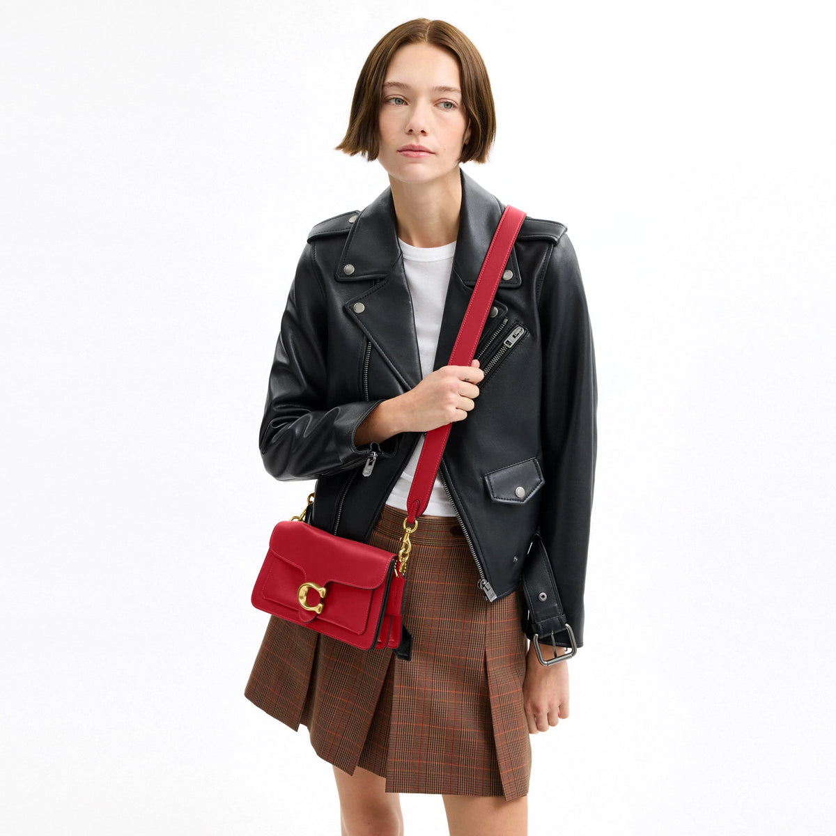 Coach Tabby Shoulder Bag 26 - Brass/Poppy