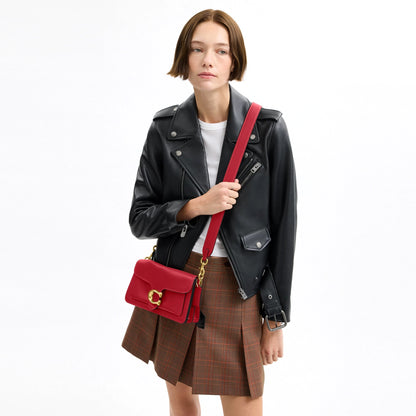 Coach Tabby Shoulder Bag 26 - Brass/Poppy