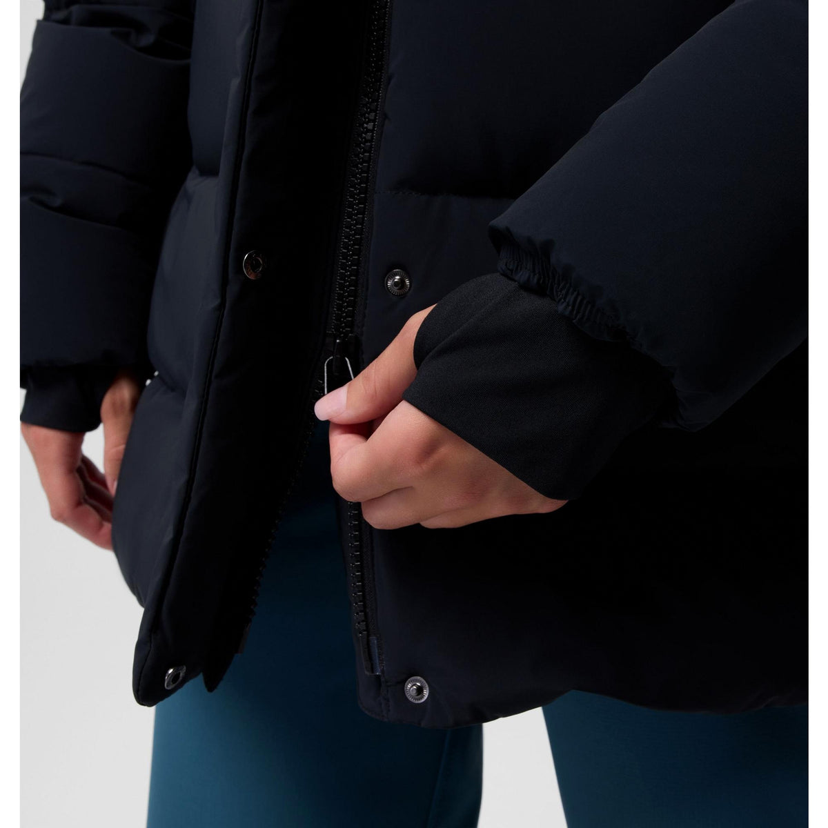 Columbia Women's Amaze Puff Mid Hooded Jacket - Black