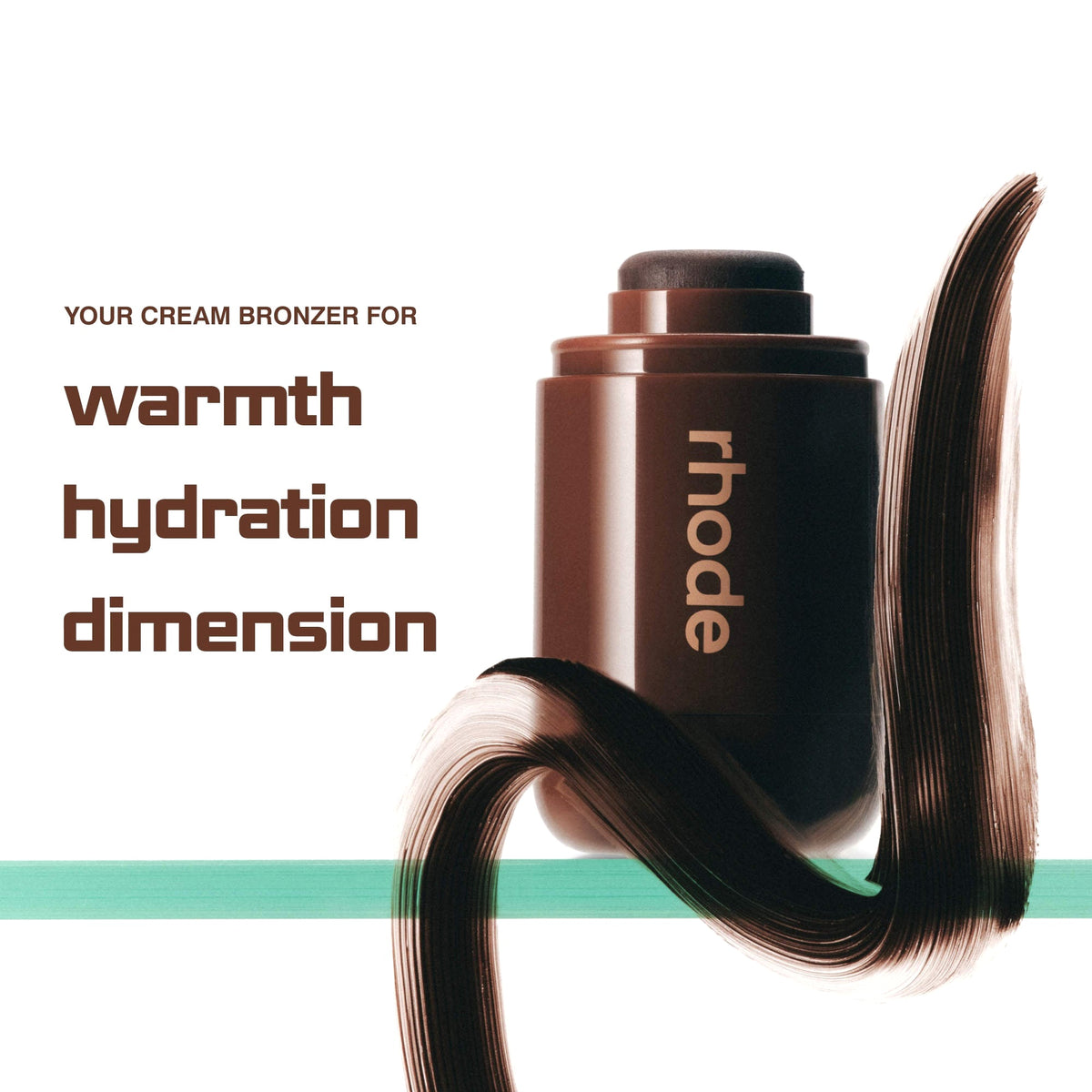 Rhode Pocket Bronze Long-Wearing Cream Bronzer - plunge