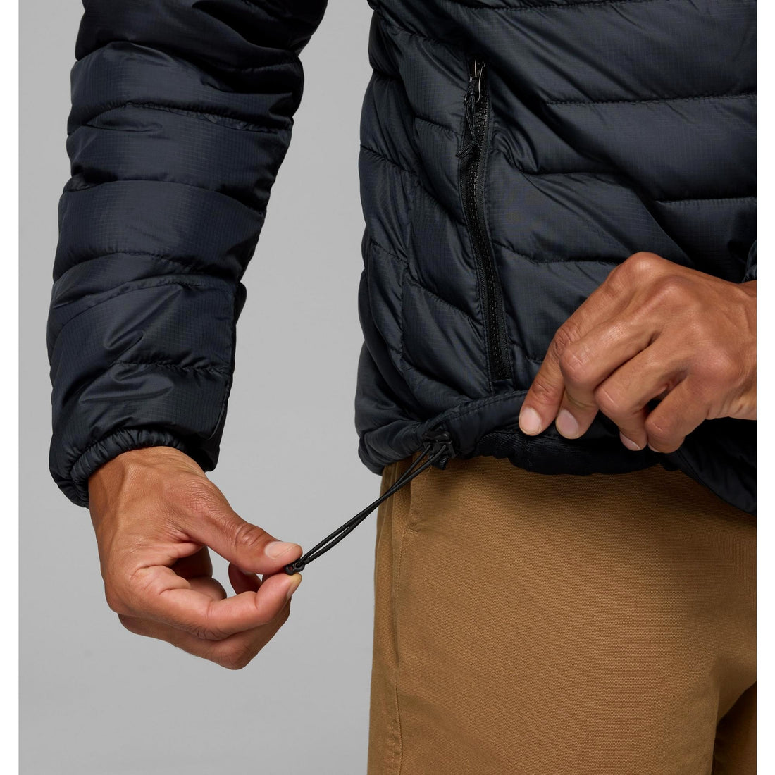 Columbia Men's Powder Lite II Hooded Jacket - Black Ripstop