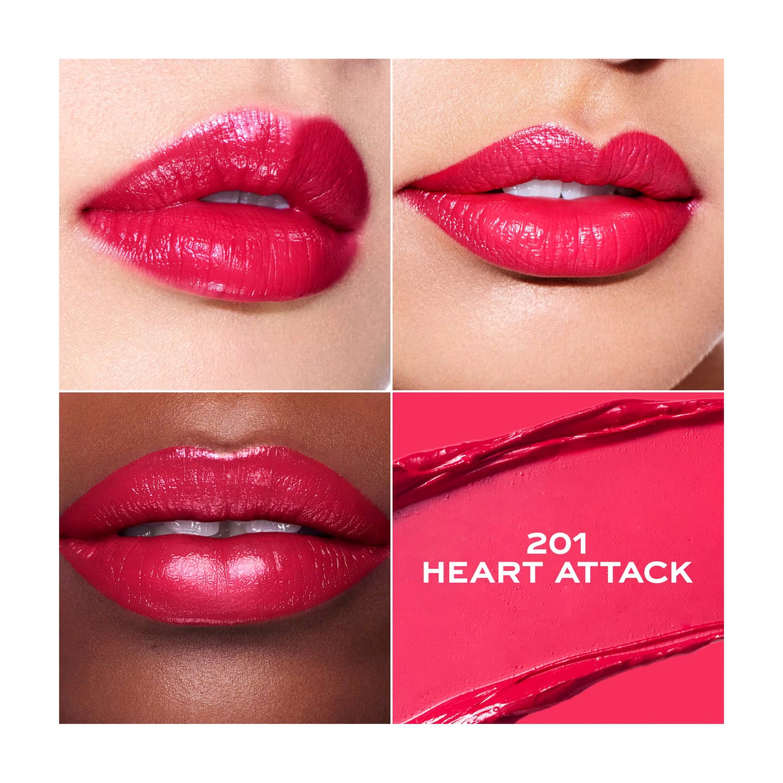Marc Jacobs Heart On Lipstick - HEART ATTACK - FRESH VIBRANT PINK