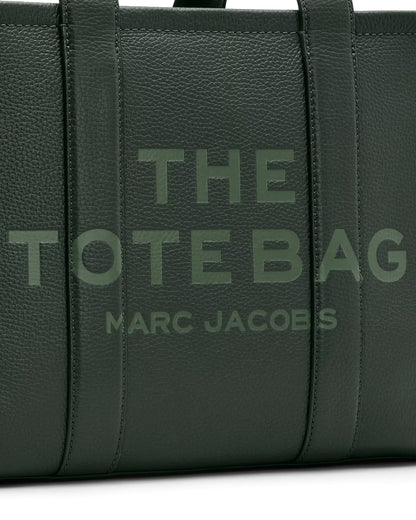 Marc Jacobs The Leather Medium Tote Bag - IVY
