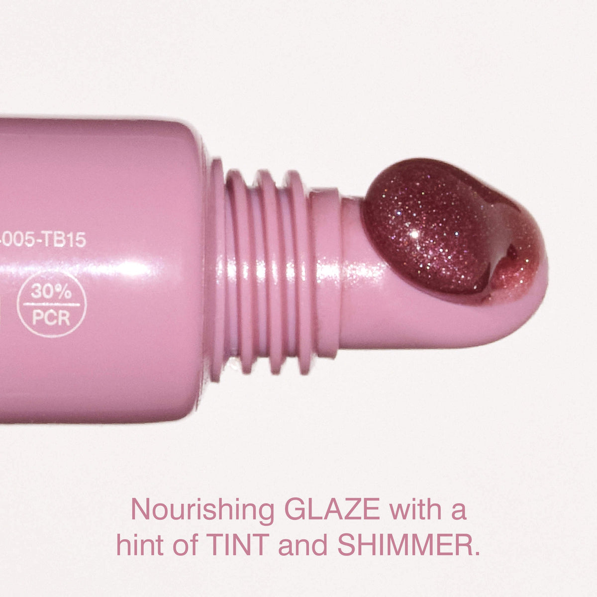 Rhode Peptide Lip Tint Nourishing Glaze - Pretzel - shimmery warm mauve + caramel-glazed pretzel scent