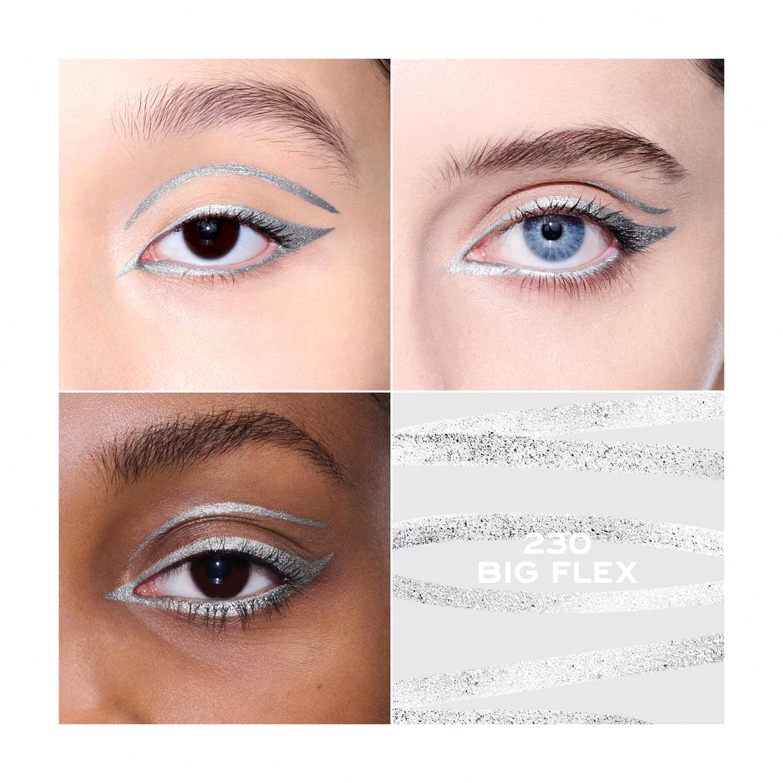 Marc Jacobs Drawn This Way Eyeliner - BIG FLEX - METALLIC SILVER