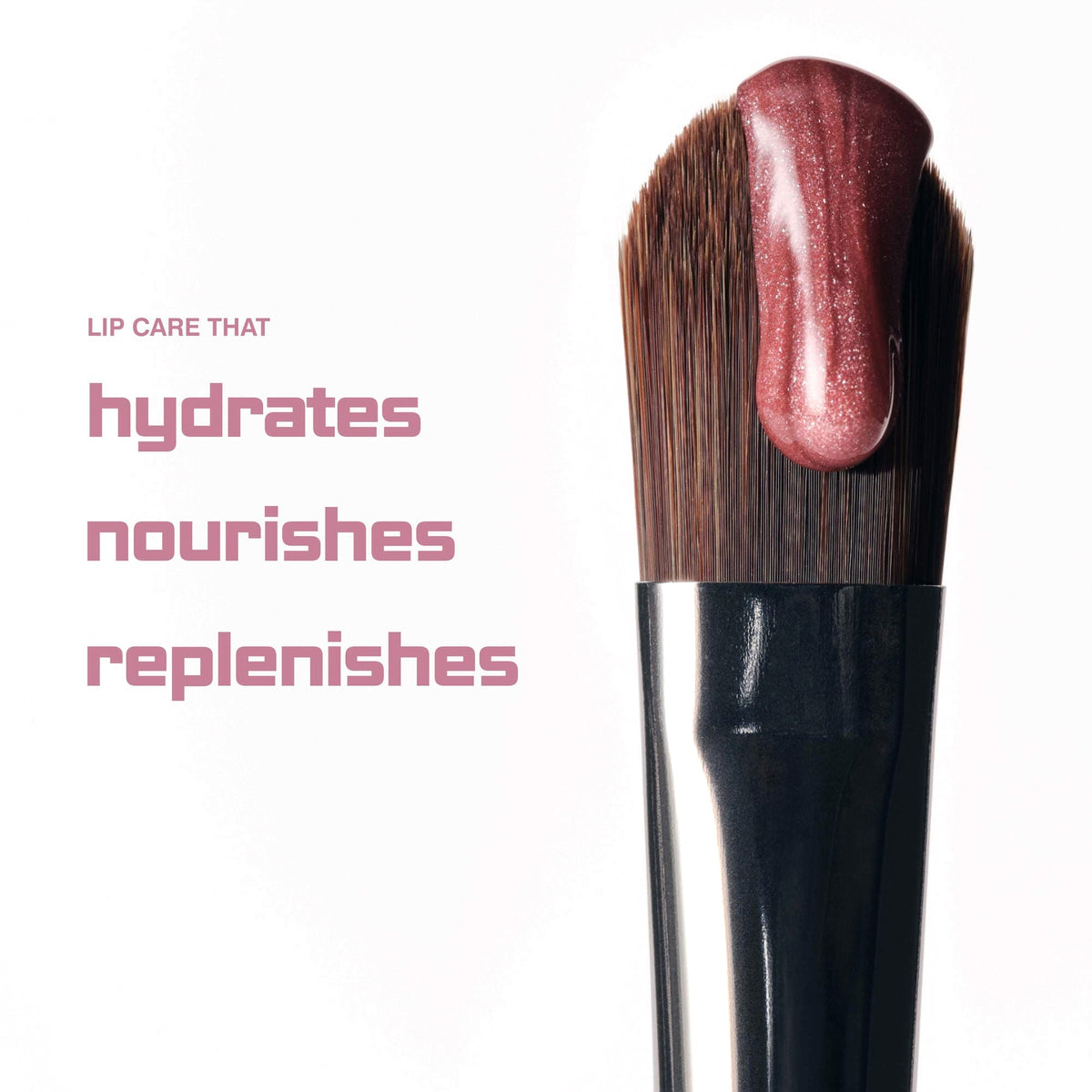 Rhode Peptide Lip Tint Nourishing Glaze - Pretzel - shimmery warm mauve + caramel-glazed pretzel scent