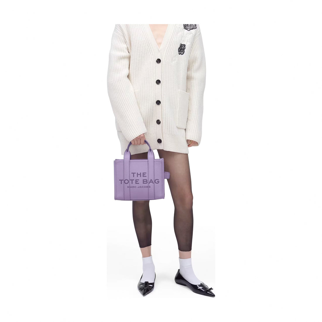 Marc Jacobs The Leather Small Tote Bag - LILAC