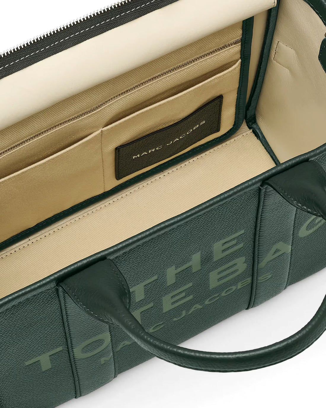 Marc Jacobs The Leather Medium Tote Bag - IVY