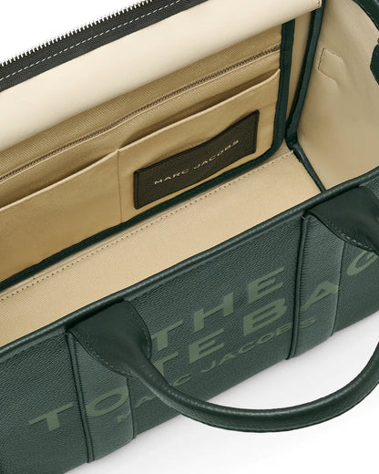 Marc Jacobs The Leather Medium Tote Bag - IVY