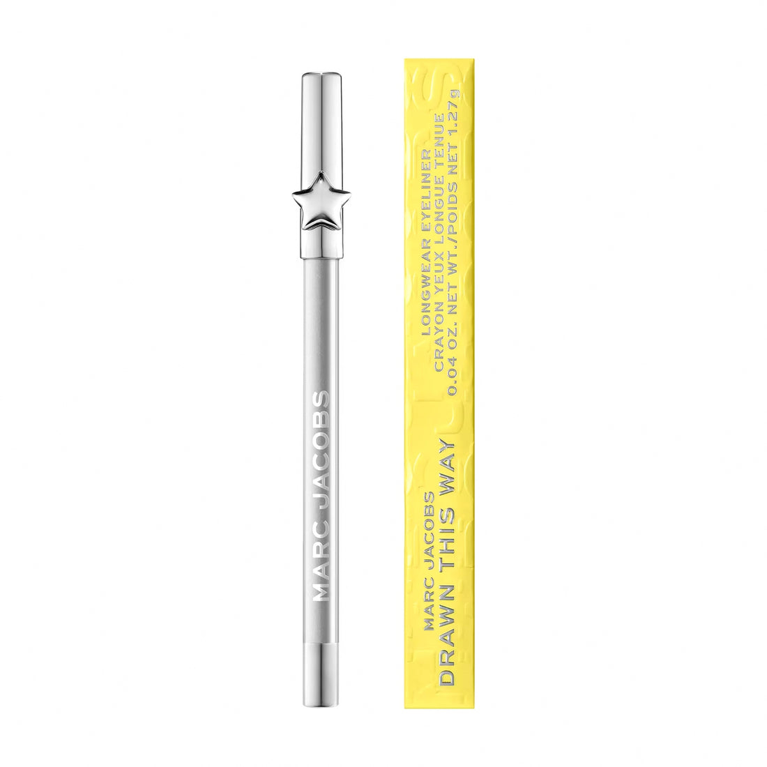 Marc Jacobs Drawn This Way Eyeliner - BIG FLEX - METALLIC SILVER